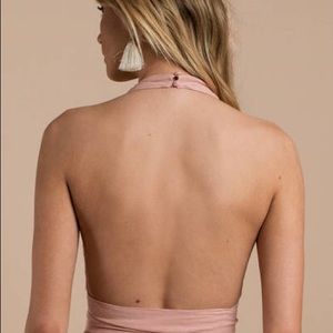TOBI Backless Pink  Summer Top